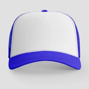 gorra trucker azul y blanca personalizada