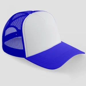 gorra trucker azul y blanca personalizada